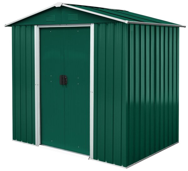 Záhradný domček BestBerg ZDB-2Z / 2,5 m² / 194 x 131 x 184 cm / zelený