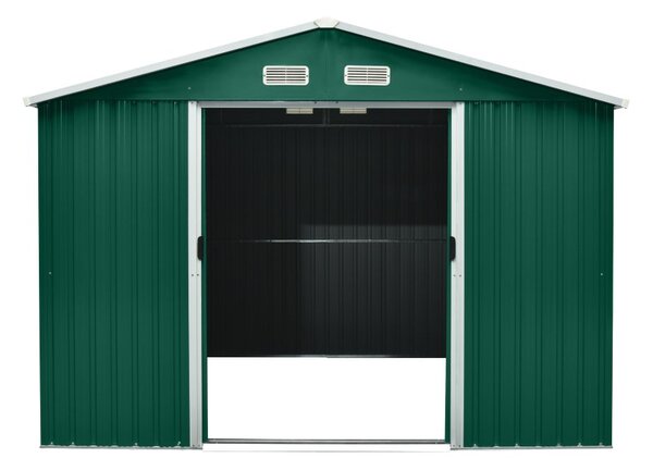 Záhradný domček BestBerg ZDB-9Z / 9 m² / 279 x 324 x 211 cm / zelený