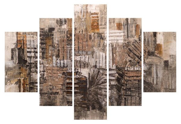 Obraz - Abstrakcia v hnedých tónoch (150x105 cm)