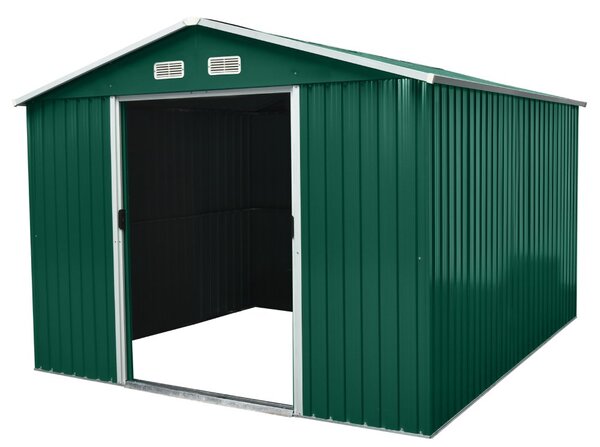 Záhradný domček BestBerg ZDB-9Z / 9 m² / 279 x 324 x 211 cm / zelený