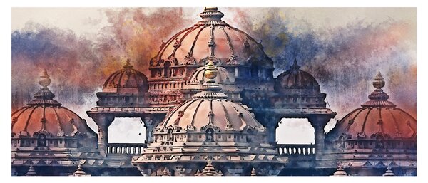 Obraz - Akshardham, Nové Dílií, India (120x50 cm)