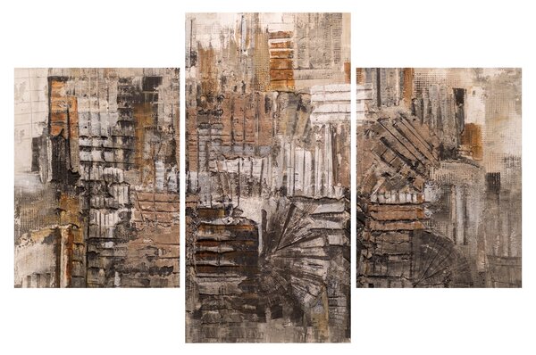 Obraz - Abstrakcia v hnedých tónoch (90x60 cm)