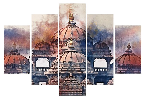 Obraz - Akshardham, Nové Dílií, India (150x105 cm)