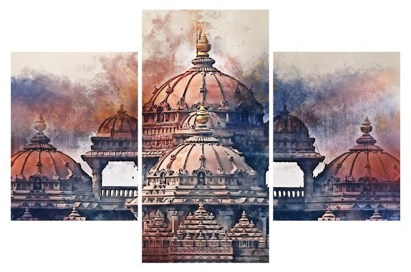 Obraz - Akshardham, Nové Dílií, India (90x60 cm)