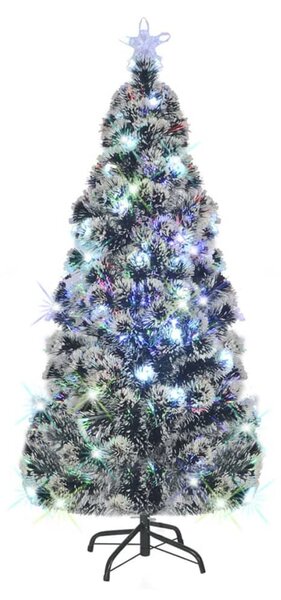 Umelý vianočný stromček, podstavec a LED 180 cm, optické vlákno