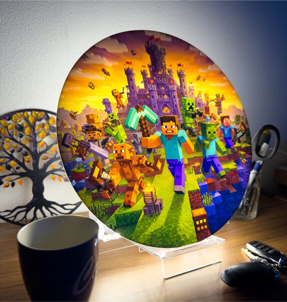 Stolová lampa Minecraft II