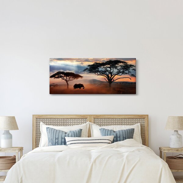 Obraz - Národný park Serengeti, Tanzánia, Afrika (120x50 cm)