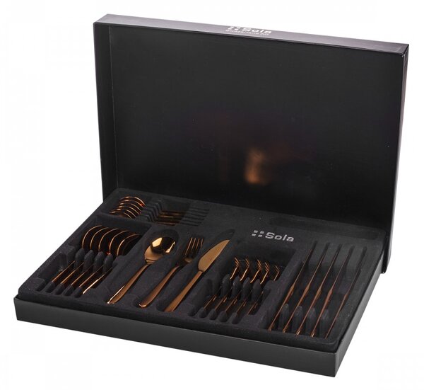 SOLA Montreal - 24 ks příborový set PVD růžovozlatá
