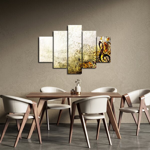 Obraz - Sila hudby (150x105 cm)