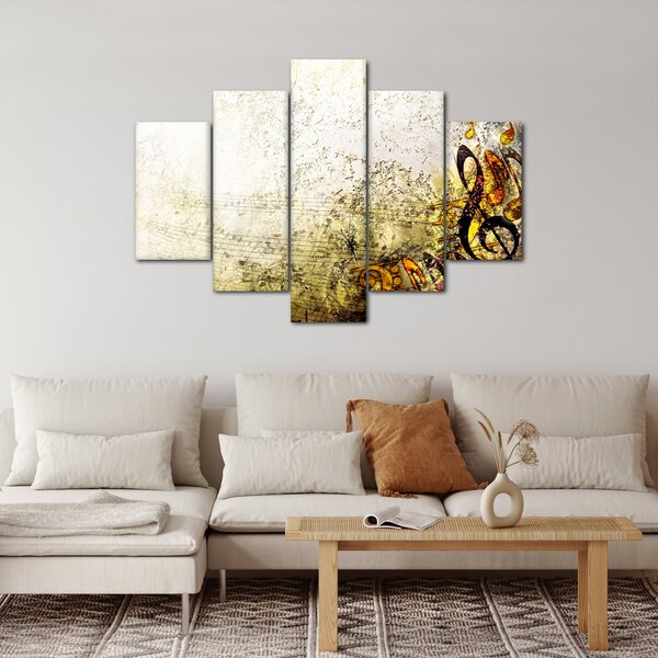 Obraz - Sila hudby (150x105 cm)