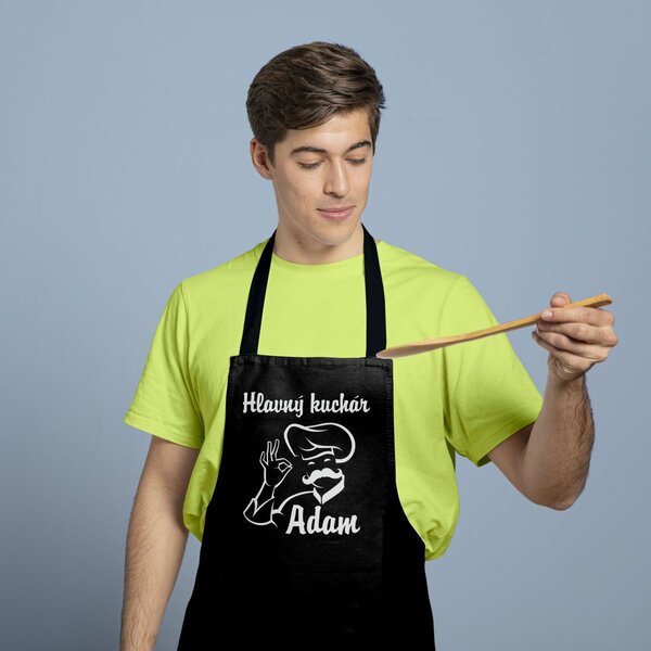 Sablio Grilovacia zástera s menom: Hlavný kuchár