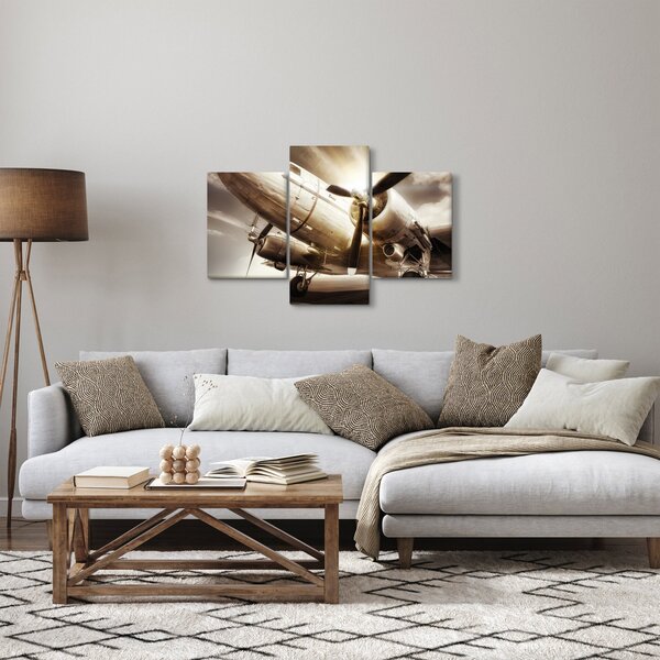 Obraz lietadla (90x60 cm)
