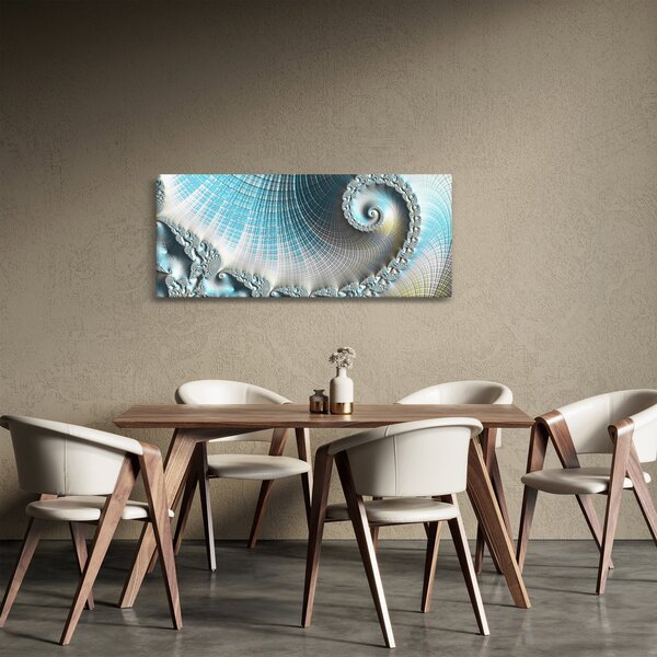 Obraz texturovanej špirály (120x50 cm)