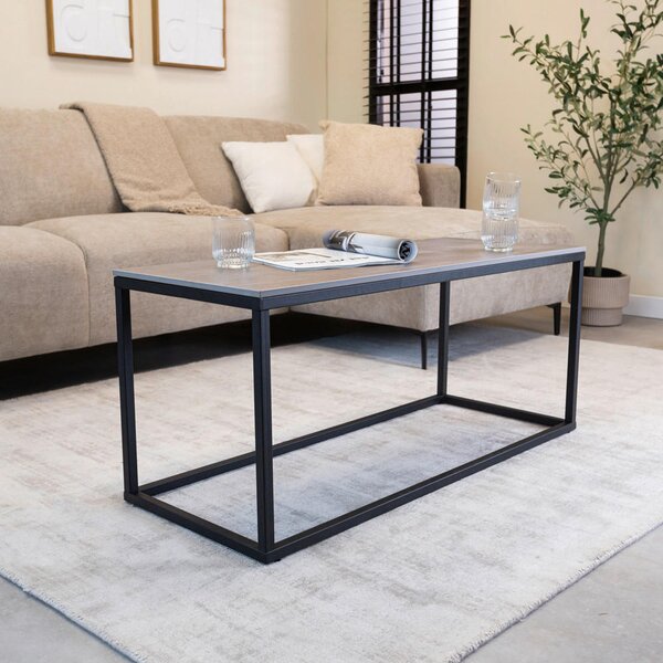 KONFERENČNÝ STOLÍK, sivá, keramika, 100/44/40 cm MID.YOU - Stolíky do obývačky, Online Only