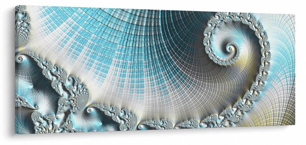 Obraz texturovanej špirály (120x50 cm)
