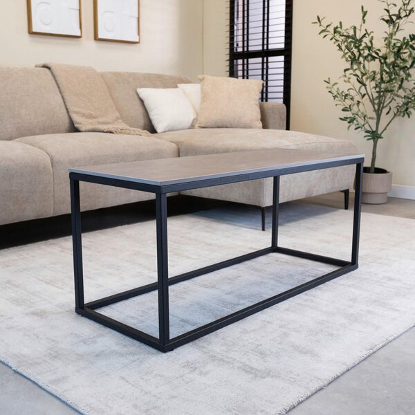 KONFERENČNÝ STOLÍK, sivá, keramika, 100/44/40 cm MID.YOU - Stolíky do obývačky, Online Only