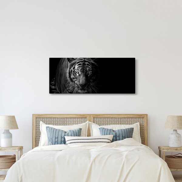 Obraz divokého tigra (120x50 cm)