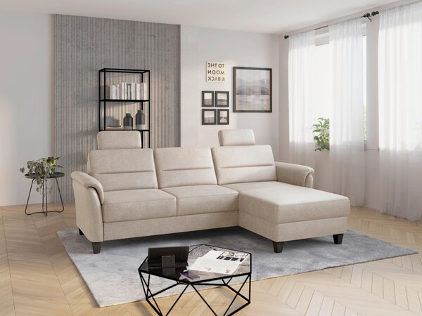 ROHOVÁ SEDAČKA, textil, béžová Sit & More - Sedačky, Online Only