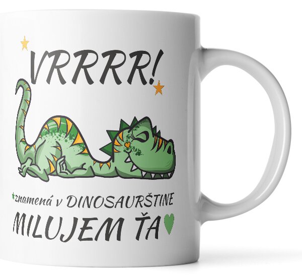 Sablio Hrnek Dinosaurus - 330 ml - standard