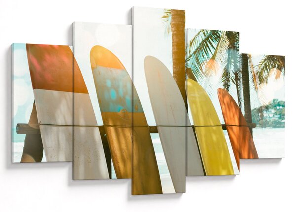 Obraz - Surfovacie dosky (150x105 cm)