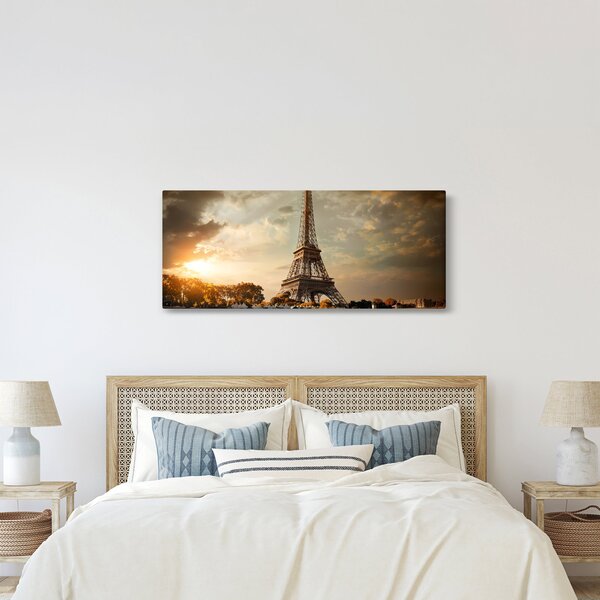 Obraz - Eiffelova veža, Paríž, Francúzsko (120x50 cm)
