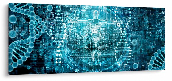 Obraz - Genetika (120x50 cm)