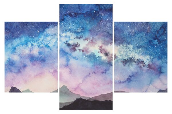 Obraz - Mliečna dráha, aquarel (90x60 cm)