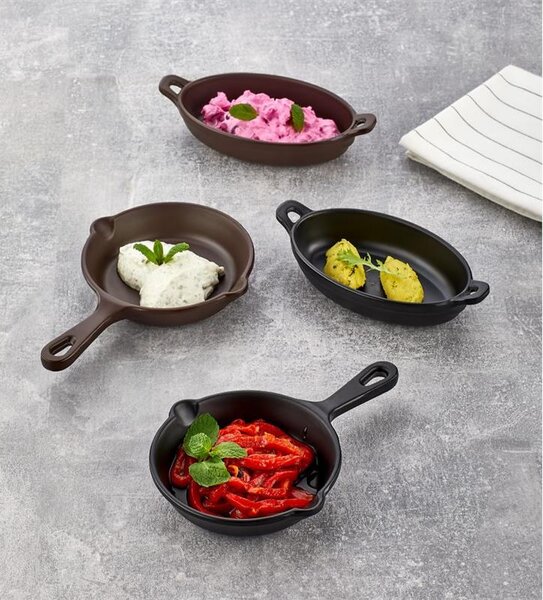 KULSAN TERRA MELAMÍNOVÁ SERVÍROVACIA PANVICA 24 CM ČIERNA