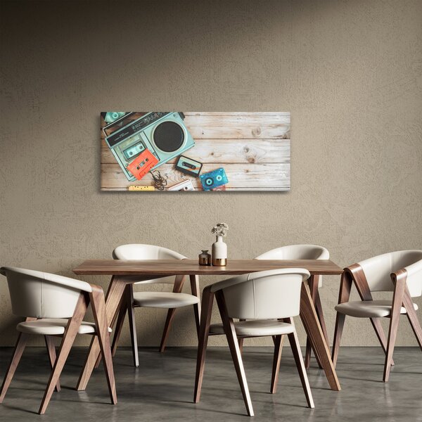 Obraz - Retro rádio (120x50 cm)
