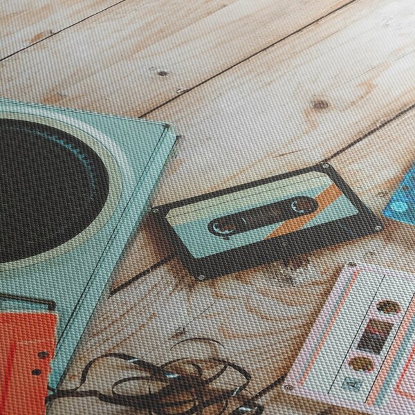 Obraz - Retro rádio (90x60 cm)