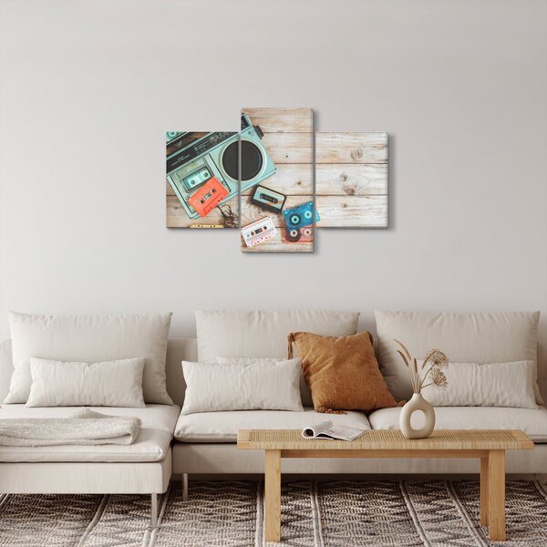 Obraz - Retro rádio (90x60 cm)