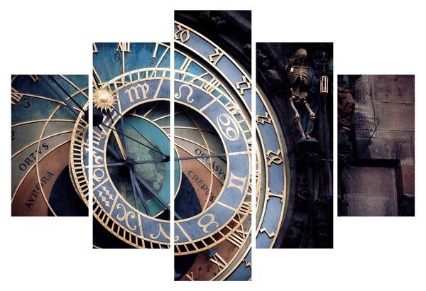 Obraz - Orloj, Praha (150x105 cm)