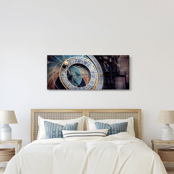 Obraz - Orloj, Praha (120x50 cm)