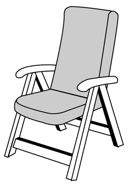 Doppler CITY 4414 vysoký - set 6 ks - poduška na stoličku a kreslo