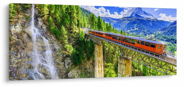 Obraz - Matterhorn, Zermatt, Valais, Švajčiarsko (120x50 cm)