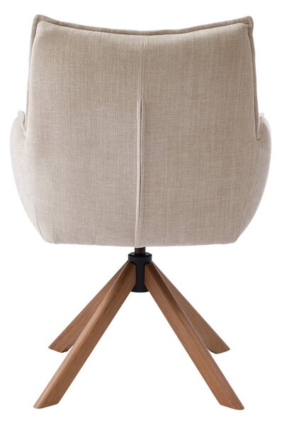Krémovobiele čalúnené jedálenské kreslá v súprave 2 ks Marilla – Unique Furniture