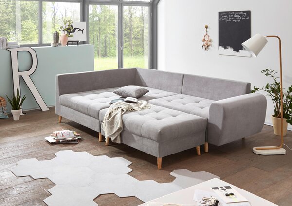 TABURETKA, textil, kompozitné drevo, 106/48/80 cm MID.YOU - Online Only obývacie izby, Online Only