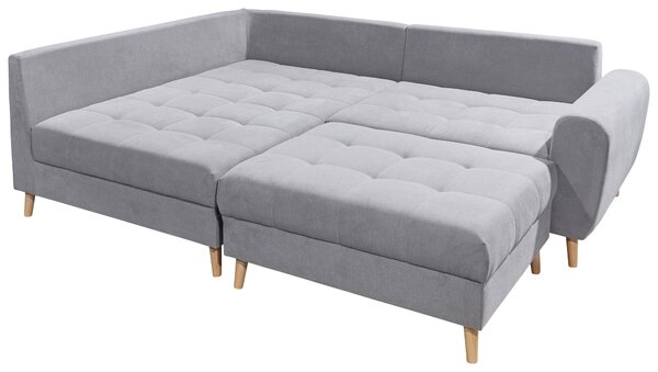 TABURETKA, textil, kompozitné drevo, 106/48/80 cm MID.YOU - Online Only obývacie izby, Online Only
