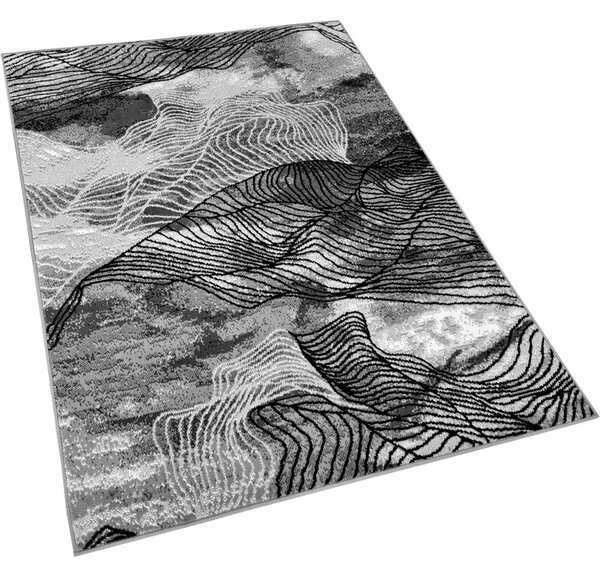 Moderný kusový koberec 80x150 cm LUKEN - šedý