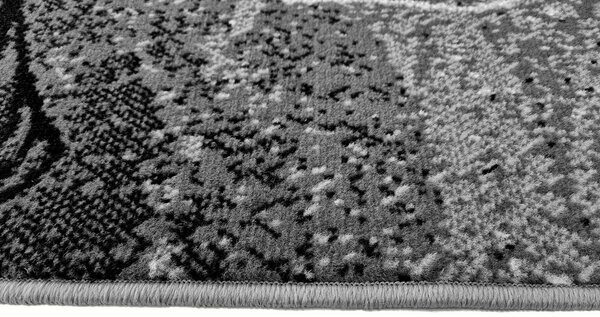 Moderný kusový koberec 80x150 cm LUKEN - šedý