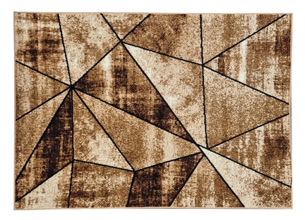 Geometrický kusový koberec 300x400 cm LUKEN - béžový