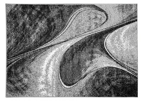 Abstraktný kusový koberec 160x220 cm LUKEN - šedý