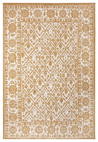 NORTHRUGS - Hanse Home koberce Kusový koberec Twin-Wendeteppiche 105789 Ochre – na von aj na doma - 80x150 cm