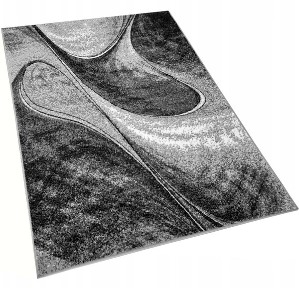 Abstraktný kusový koberec 160x220 cm LUKEN - šedý