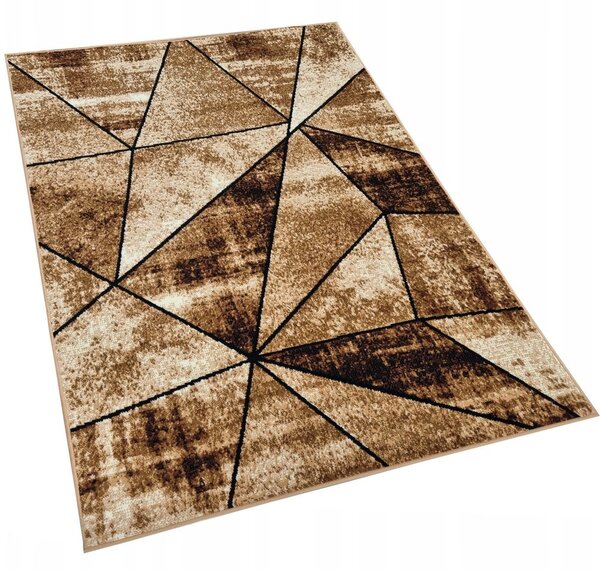 Geometrický kusový koberec 300x400 cm LUKEN - béžový