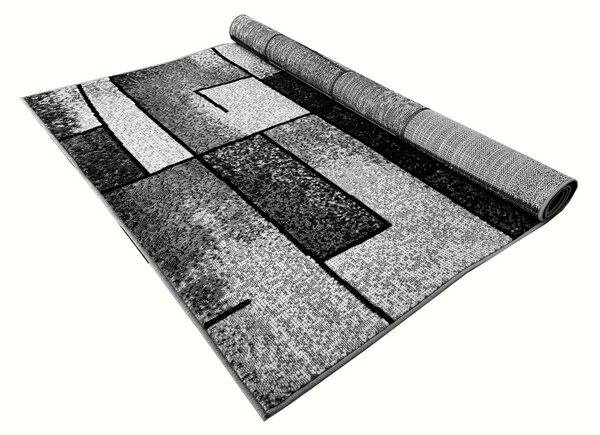 Kusový koberec 140x190 cm LUKEN obdĺžnikový - šedý