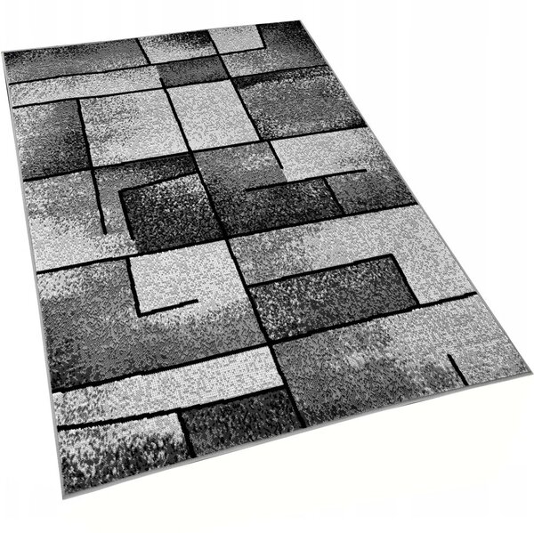Kusový koberec 140x190 cm LUKEN obdĺžnikový - šedý