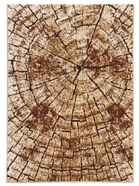 Kusový koberec 120x170 cm LUKEN moderný - béžový / hnedý