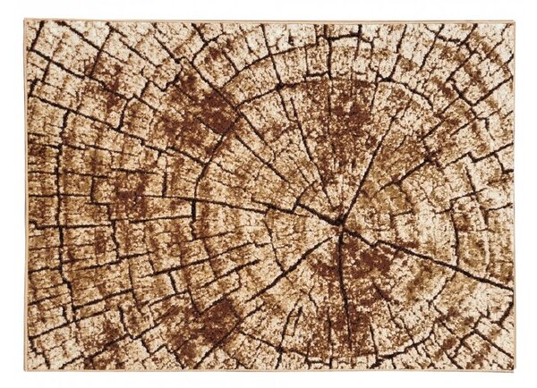 Kusový koberec 120x170 cm LUKEN moderný - béžový / hnedý