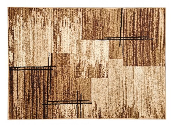 Kusový koberec 200x300 cm LUKEN obdĺžnikový - béžový / hnedý